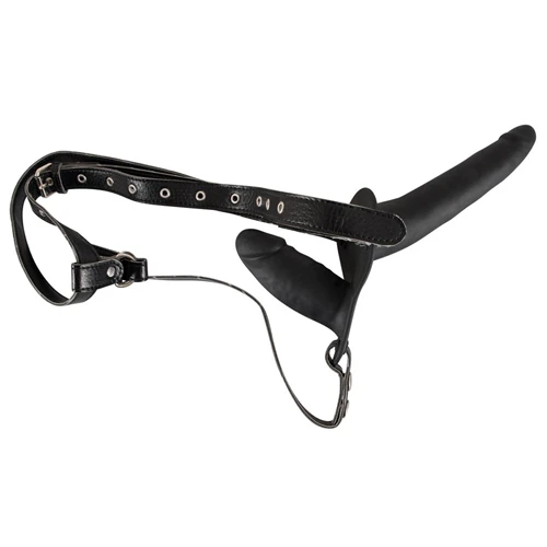 You2Toys Dubbele Strap-On - Zwart 3 You2Toys Dubbele Strap-On - Zwart