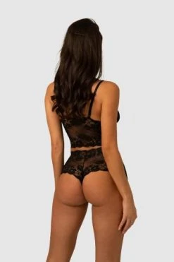 Christine Valerie Bralette Setje - Zwart 16 Christine Valerie Bralette Setje - Zwart -Obsessive Shop 069506 001 s 15