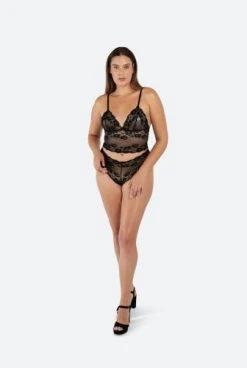 Christine Valerie Bralette Setje - Zwart 20 Christine Valerie Bralette Setje - Zwart -Obsessive Shop 069506 001 s 5