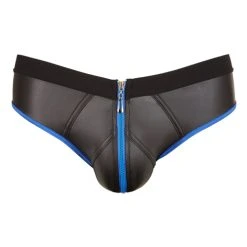 Svenjoyment Underwear Slip Met Open Achterkant - Zwart/Blauw 10 Svenjoyment Underwear Slip Met Open Achterkant - Zwart/Blauw -Obsessive Shop 21202164701