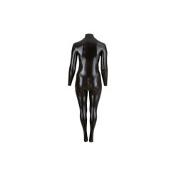 Cottelli Collection Plus Size Wetlook Catsuit Met Lange Rits -Obsessive Shop 27303401051 2
