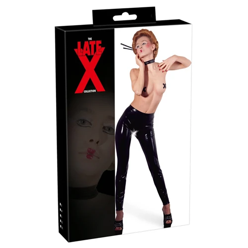 The Latex Collection Latex Legging Met Open Kruis 7 The Latex Collection Latex Legging Met Open Kruis - Afbeelding 5