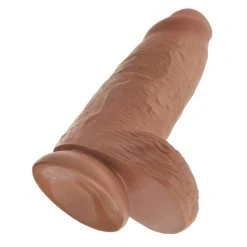 King Cock Chubby Realistische Dildo Met Balzak - 18 Cm -Obsessive Shop 5532 22 4