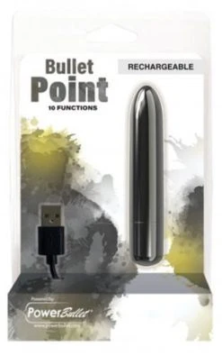 PowerBullet Krachtige Bullet Vibrator - Zwart -Obsessive Shop 56511 6