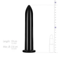 All Black Dildo 20 Cm - Zwart -Obsessive Shop AB06 7