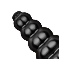 All Black Geribbelde Dildo - 34 Cm -Obsessive Shop AB20 6