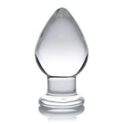 Prisms Erotic Glass Molten - XL Glazen Buttplug