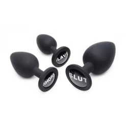 Master Series Dirty Words Buttplug Set