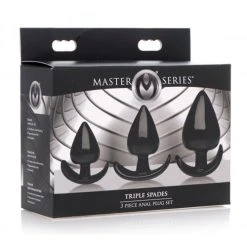 Master Series Triple Spades Driedelige Buttplug Set -Obsessive Shop AG342 3