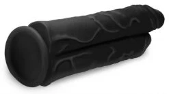 Master Cock Double Stuffer Dubbele Dildo 25 Cm - Zwart -Obsessive Shop AG773 Black 3