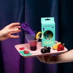 AMORELIE Joy Groove Oplegvibrator - Paars -Obsessive Shop AJO 40229 01