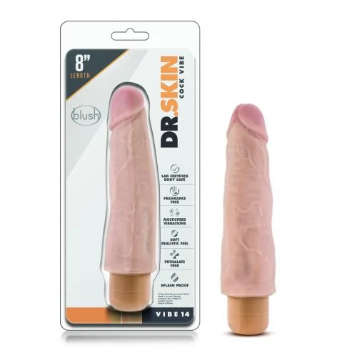 Dr. Skin - Cock Vibe No14 Vibrator - Beige 8 Dr. Skin - Cock Vibe No14 Vibrator - Beige - Afbeelding 6