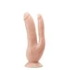 Dr. Skin - Dubbele Dildo 21 Cm - Vanilla 1 Dr. Skin - Dubbele Dildo 21 Cm - Vanilla -Obsessive Shop BL 25103