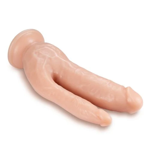 Dr. Skin - Dubbele Dildo 21 Cm - Vanilla 4 Dr. Skin - Dubbele Dildo 21 Cm - Vanilla - Afbeelding 2
