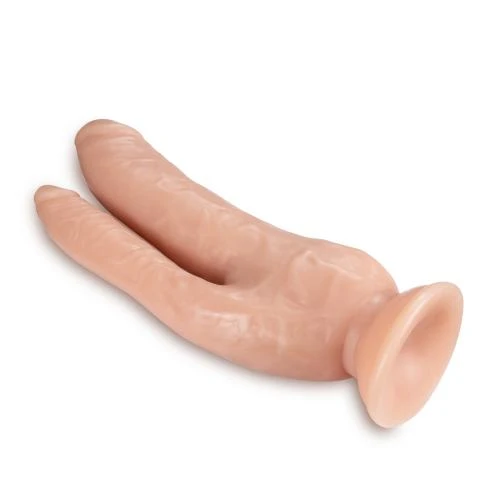 Dr. Skin - Dubbele Dildo 21 Cm - Vanilla 5 Dr. Skin - Dubbele Dildo 21 Cm - Vanilla - Afbeelding 3