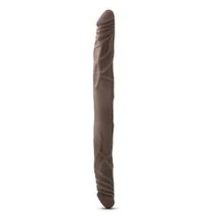 Dr. Skin - Realistische Dubbele Dildo 35 Cm - Chocolate