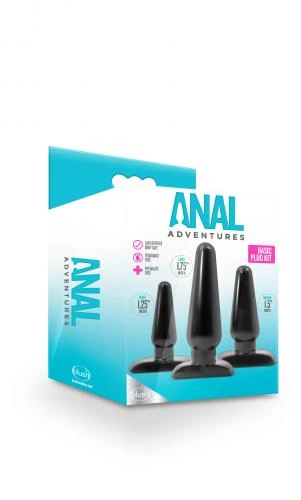 Anal Adventures - Basic Anaal Plug Set 5 Anal Adventures - Basic Anaal Plug Set - Afbeelding 3