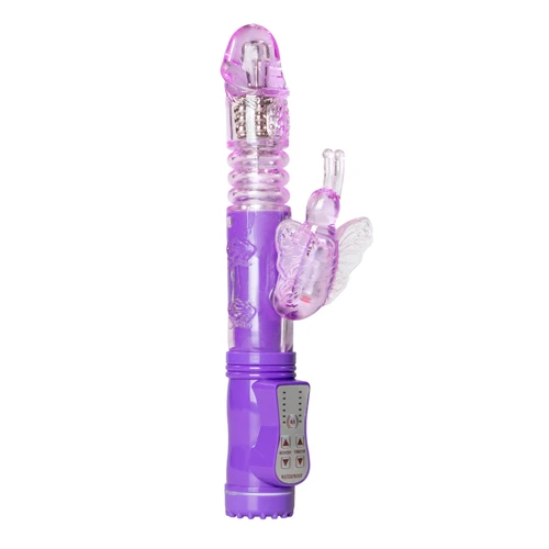 Easytoys Vibe Collection Stotende Butterfly Vibrator - Paars 3 Easytoys Vibe Collection Stotende Butterfly Vibrator - Paars