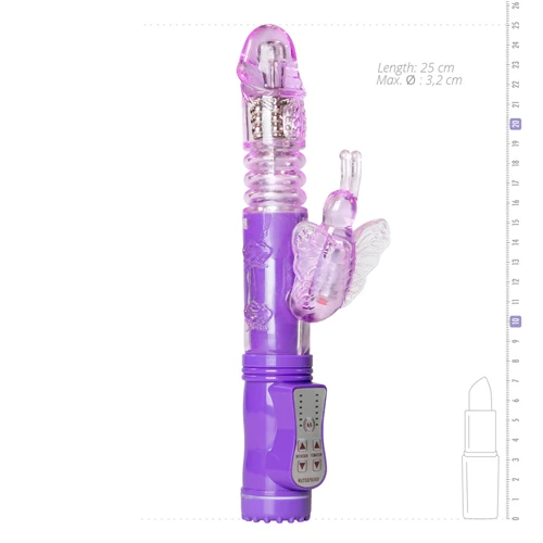 Easytoys Vibe Collection Stotende Butterfly Vibrator - Paars 7 Easytoys Vibe Collection Stotende Butterfly Vibrator - Paars - Afbeelding 5