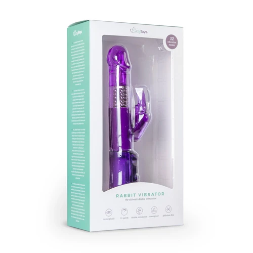 Easytoys Vibe Collection Rabbit Vibrator - Paars 4 Easytoys Vibe Collection Rabbit Vibrator - Paars - Afbeelding 2