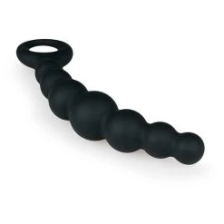 Easytoys Anal Collection Zwarte Anale Plug Met Kralen -Obsessive Shop ET092BLK 3