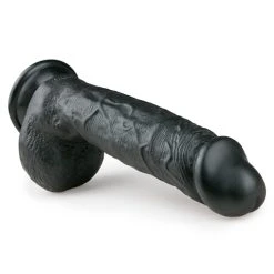 EasyToys Dildo Collection Realistische Dildo Met Balzak - 22,5 Cm -Obsessive Shop ET172BLK 3