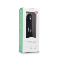 Easytoys Vibe Collection Realistische Siliconen Vibrator - Zwart -Obsessive Shop ET178BLK 2