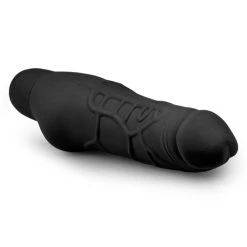 Easytoys Vibe Collection Realistische Siliconen Vibrator - Zwart -Obsessive Shop ET178BLK 3