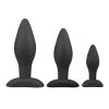 Easytoys Anal Collection Siliconen Buttplugsetje - Zwart -Obsessive Shop ET196BLK