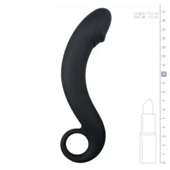 Easytoys Anal Collection Zwarte Siliconen Prostaat Dildo -Obsessive Shop ET206BLK 4