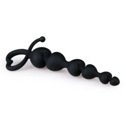 Easytoys Anal Collection Zwarte Anaal Kralen Met Hartvormige Greep -Obsessive Shop ET211BLK 3