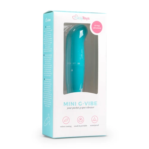 Easytoys Mini Vibe Collection Mini G-spot Vibrator - Turquoise 4 Easytoys Mini Vibe Collection Mini G-spot Vibrator - Turquoise - Afbeelding 2