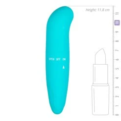 Easytoys Mini Vibe Collection Mini G-spot Vibrator - Turquoise 11 Easytoys Mini Vibe Collection Mini G-spot Vibrator - Turquoise -Obsessive Shop ET249BLU 5