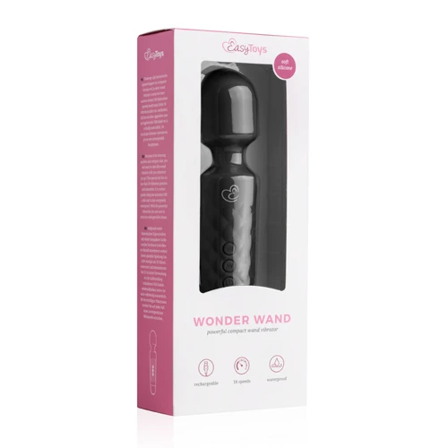 EasyToys - Wand Collection EasyToys Mini Wand Vibrator - Zwart 8 EasyToys - Wand Collection EasyToys Mini Wand Vibrator - Zwart - Afbeelding 6