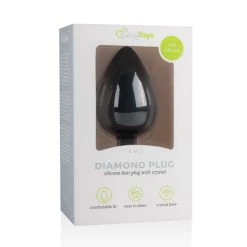 Easytoys Anal Collection Diamond Plug Groot - Zwart -Obsessive Shop ET465BLK 4