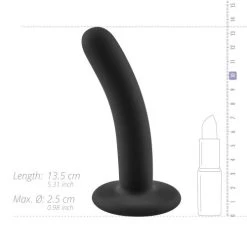 No-Parts - Logan Dildo 13.5 Cm - Zwart -Obsessive Shop NP 12 BLK 10