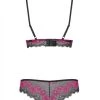 Obsessive Tulia 2-Delige BH Set - Zwart/Roze 2 Obsessive Tulia 2-Delige BH Set - Zwart/Roze -Obsessive Shop OBS3345 3