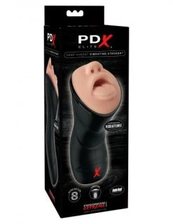 Pipedream Extreme PDX Elite Deep Throat Vibrerende Masturbator -Obsessive Shop RD507 4