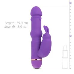 Teazers Siliconen Rabbit Vibrator - Paars 12 Teazers Siliconen Rabbit Vibrator - Paars -Obsessive Shop TEA005 5
