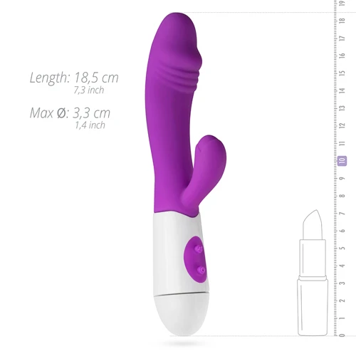Teazers Realistische Rabbit Vibrator - Paars 11 Teazers Realistische Rabbit Vibrator - Paars - Afbeelding 9