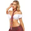 Teacher's Pet Sexy Schoolmeisje Stropdas - Rood