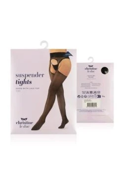 Christine Jarretelpanty Met Kant 4everyou - Zwart -Obsessive Shop cld hblk 005 sm 7