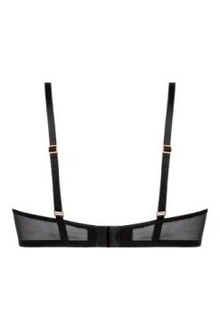 Christine 1/4 Bh Glitterkant Sevdalizia - Zwart/koper -Obsessive Shop cld sev 006 s 2