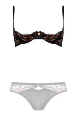 Christine 1/4 Bh Glitterkant Sevdalizia - Zwart/koper -Obsessive Shop cld sev 006 s 3