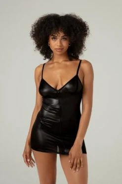 Christine Wetlook Jurk Xenna -Obsessive Shop cld wblk 002 s 9