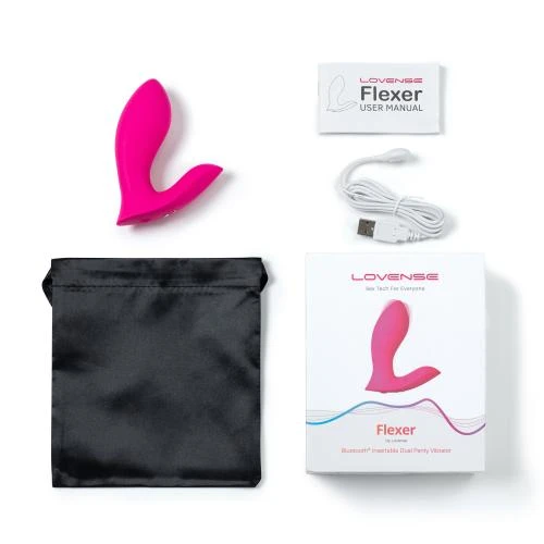 Lovense - Flexer Inbrengbare Dubbele Panty Vibrator 6 Lovense - Flexer Inbrengbare Dubbele Panty Vibrator - Afbeelding 4