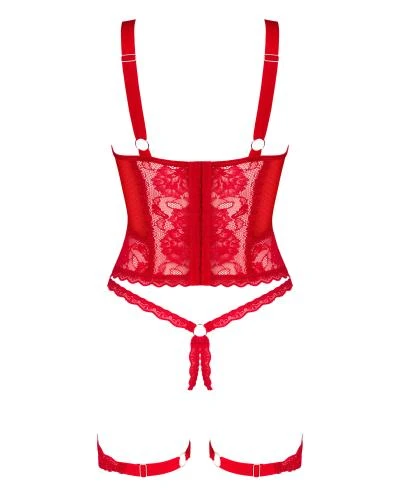 Obsessive Belovya Korset - Rood 6 Obsessive Belovya Korset - Rood - Afbeelding 4