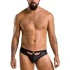 Passion Men Slip Open Joe - Zwart